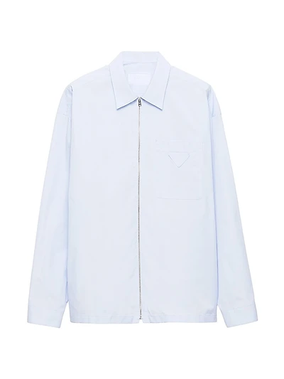 Cotton Zipper Shirt