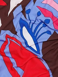 Bernarda Floral A-Line Strapless Maxi Dress