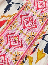 Maya Floral Peasant Blouse