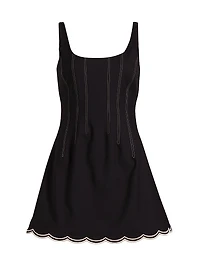Adriana Embroidered Minidress