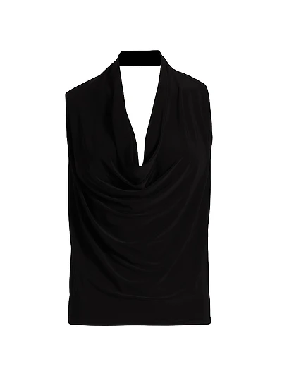 Cowl Halter Top