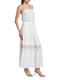 Catalina Embroidered Maxi Dress