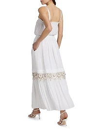 Catalina Embroidered Maxi Dress