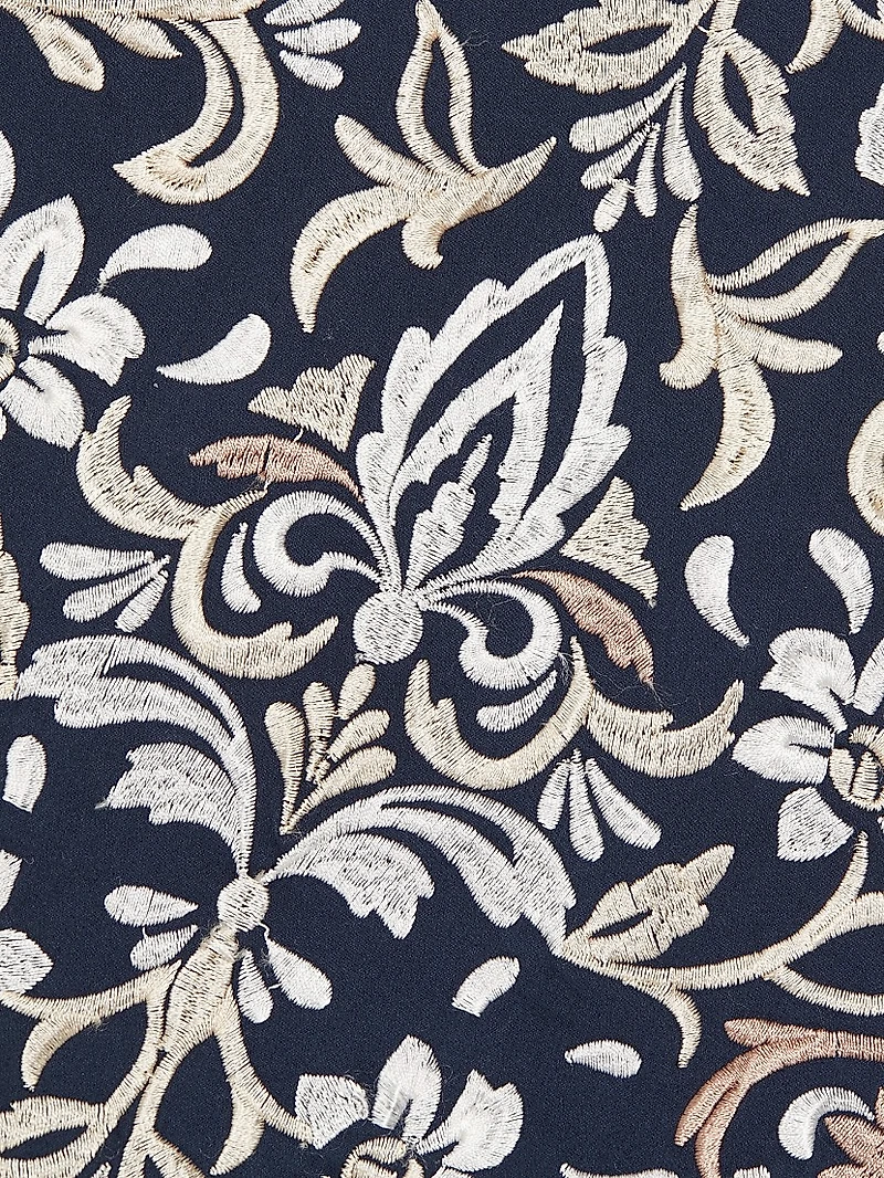 Maya Embroidered Stretch-Cotton Jacket