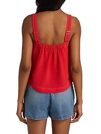 Maisey Button-Front Tank