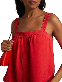 Maisey Button-Front Tank