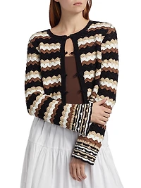 Geo Crochet Cardigan