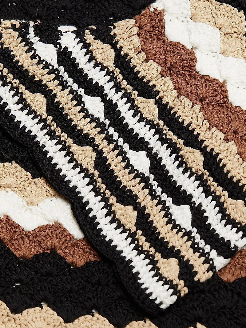 Geo Crochet Cardigan