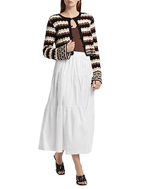 Geo Crochet Cardigan