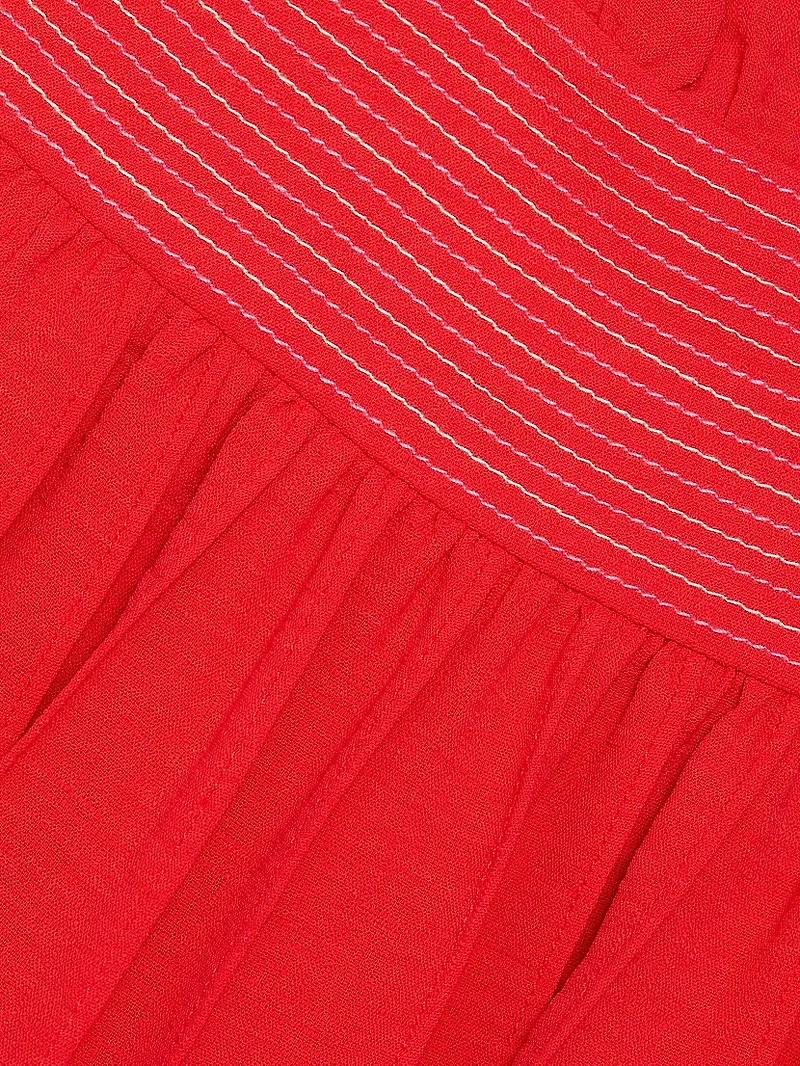 Araceli Flutter-Sleeve Minidress