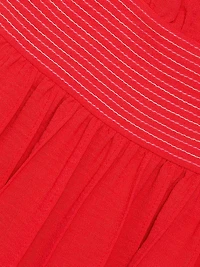 Araceli Flutter-Sleeve Minidress