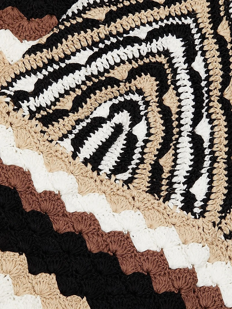 Harlow Striped Cotton Knit Midi-Dress