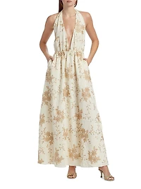 Imelda Floral Sleeveless Maxi Dress