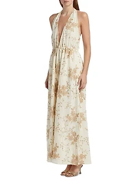 Imelda Floral Sleeveless Maxi Dress