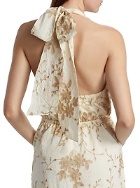 Imelda Floral Sleeveless Maxi Dress