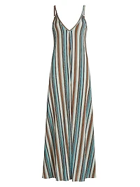 Clara Striped Sleeveless Maxi Dress