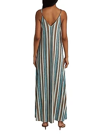 Clara Striped Sleeveless Maxi Dress