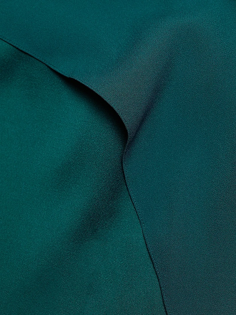 Tempest Draped A-Line Midi-Skirt