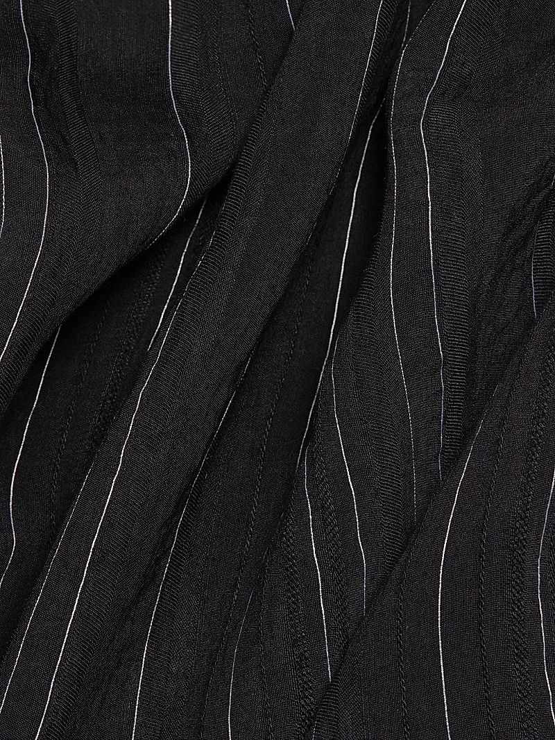 Delphine Striped A-Line Maxi Dress