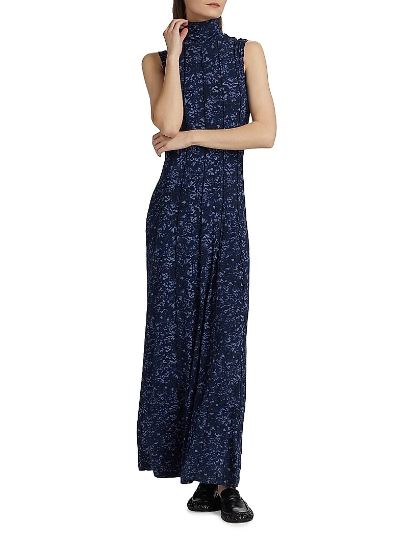 Valentina Printed Jersey Maxi Dress