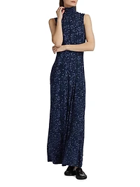 Valentina Printed Jersey Maxi Dress