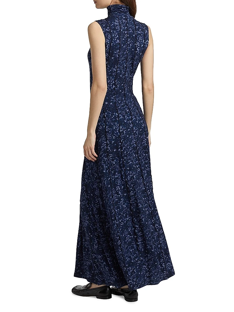 Valentina Printed Jersey Maxi Dress