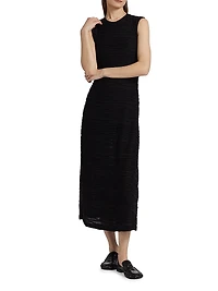 Laura Textured Gauze Midi-Dress