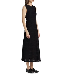 Laura Textured Gauze Midi-Dress