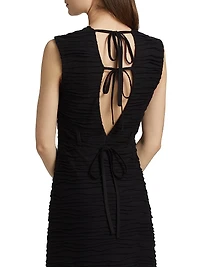 Laura Textured Gauze Midi-Dress