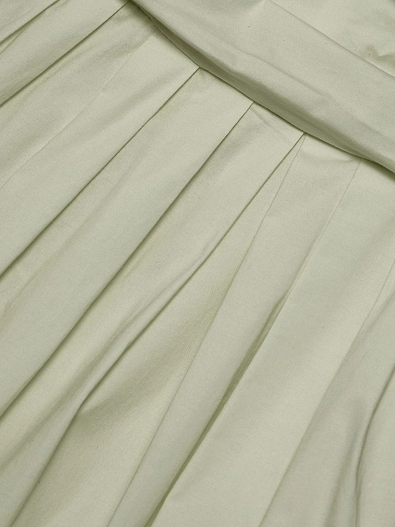 Claudine Tech Poplin Midi-Dress