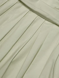 Claudine Tech Poplin Midi-Dress