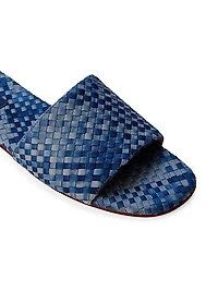 St. Barths Watercolor Slide Sandals