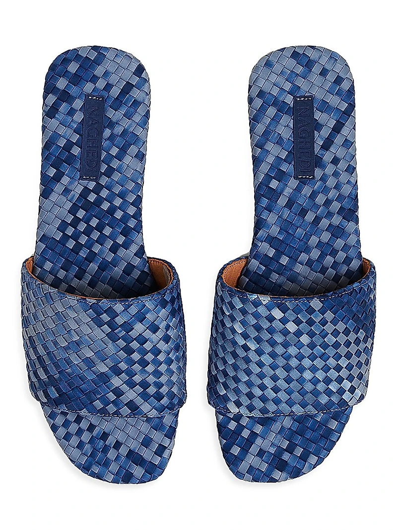 St. Barths Watercolor Slide Sandals