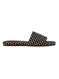 St. Barths Raffia Slide Sandals
