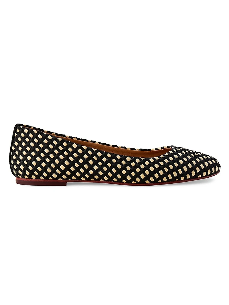 Nomad Raffia Ballet Flats
