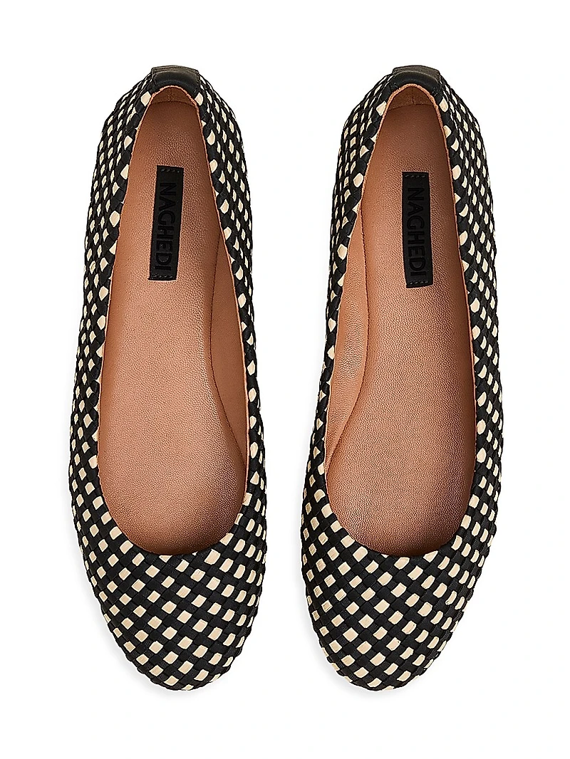 Nomad Raffia Ballet Flats