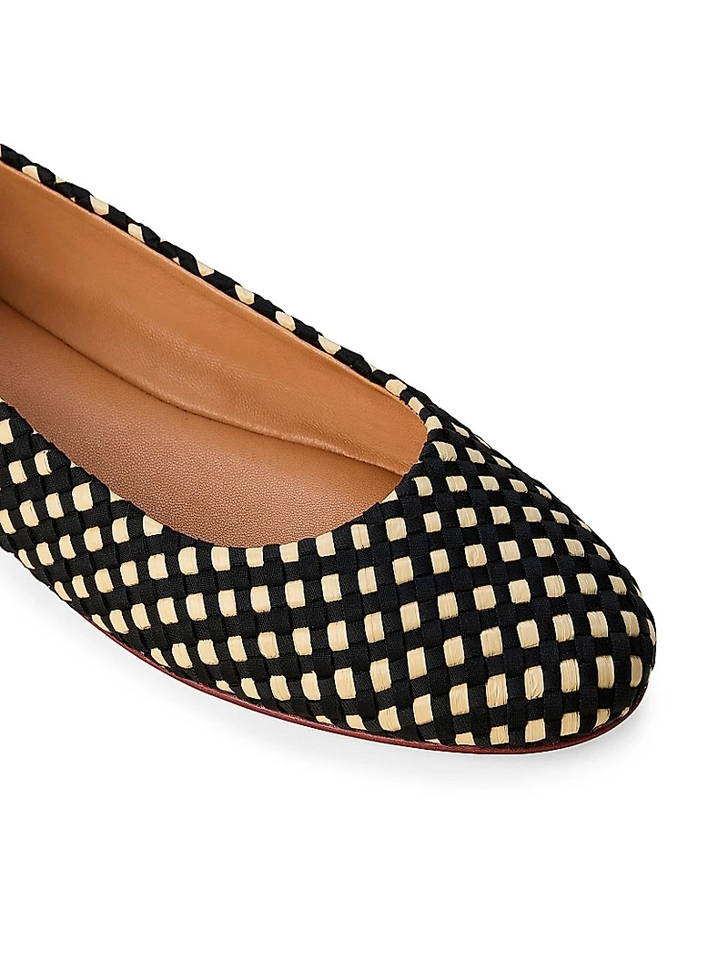 Nomad Raffia Ballet Flats