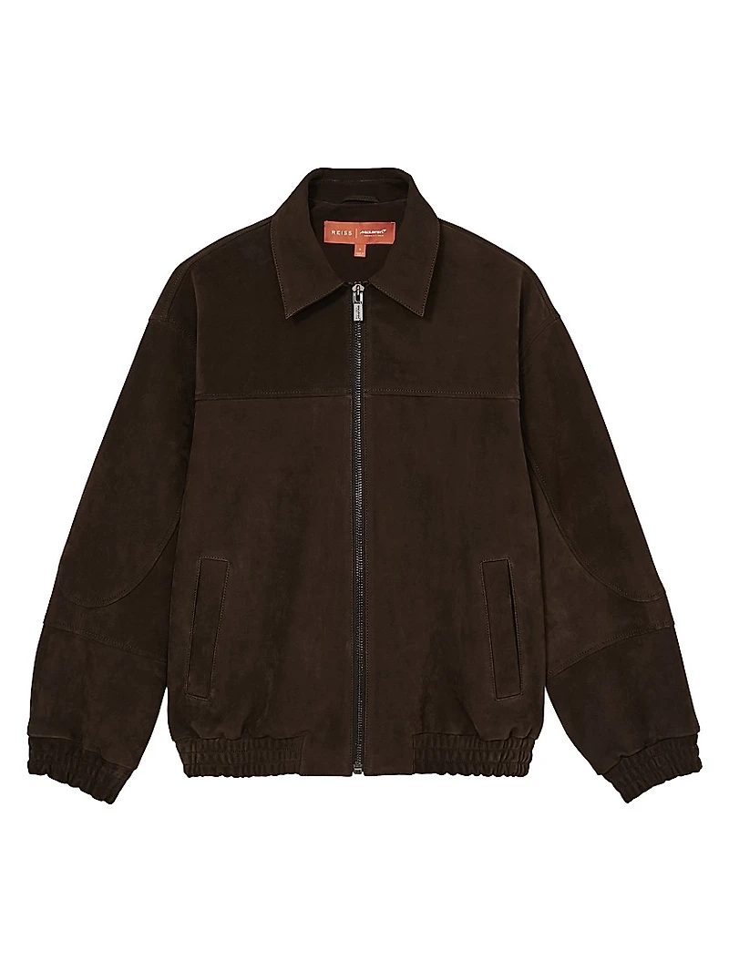 Rally Oversized Suede Jacket