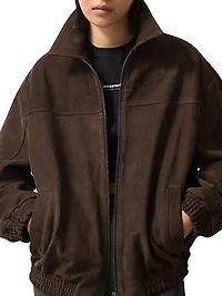 Rally Oversized Suede Jacket