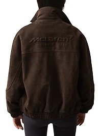 Rally Oversized Suede Jacket