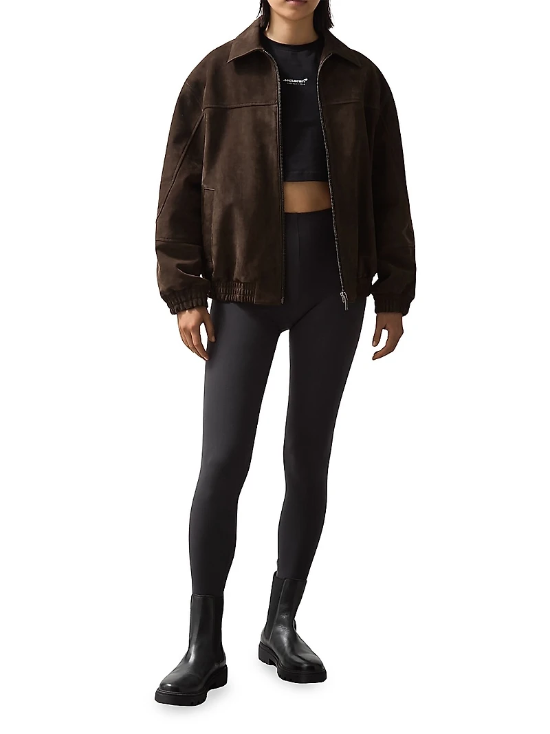 Rally Oversized Suede Jacket