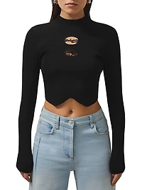 Reiss x McLaren Speedmark Knitted Turtleneck Top