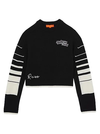 Reiss x McLaren Rider Racing Wool Sweater