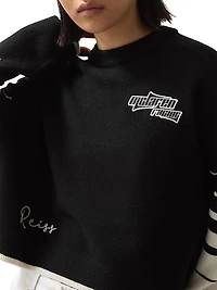 Reiss x McLaren Rider Racing Wool Sweater