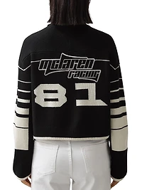 Reiss x McLaren Rider Racing Wool Sweater