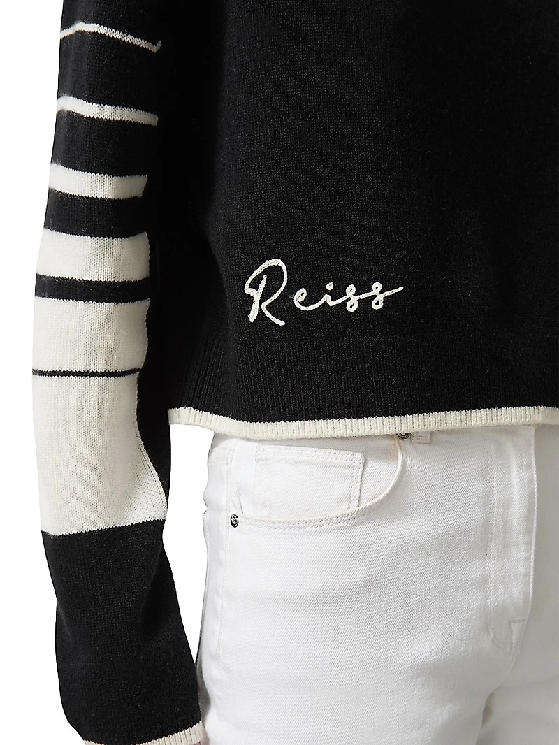 Reiss x McLaren Rider Racing Wool Sweater