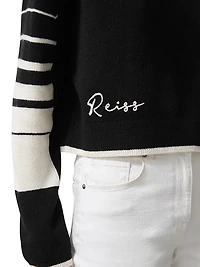 Reiss x McLaren Rider Racing Wool Sweater