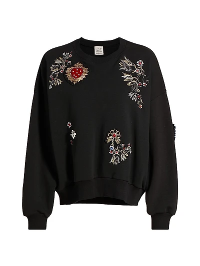 Brandy Patchwork Pullover Sweater