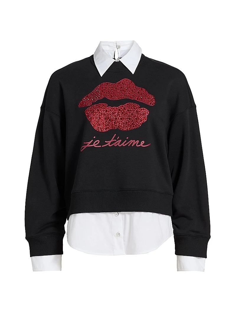 Je Taime Justina Layered Sweater