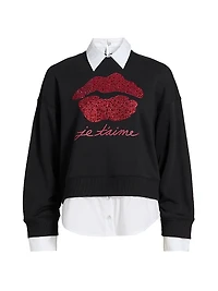 Je Taime Justina Layered Sweater